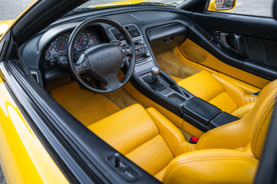 2002 Acura NSX in Spa Yellow over Yellow