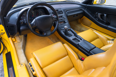 2002 Acura NSX in Spa Yellow over Yellow