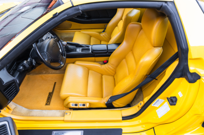 2002 Acura NSX in Spa Yellow over Yellow