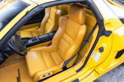 2002 Acura NSX in Spa Yellow over Yellow