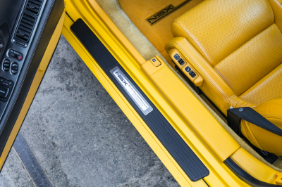 2002 Acura NSX in Spa Yellow over Yellow