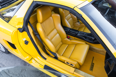 2002 Acura NSX in Spa Yellow over Yellow