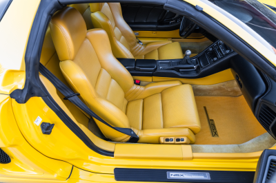 2002 Acura NSX in Spa Yellow over Yellow