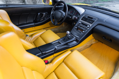 2002 Acura NSX in Spa Yellow over Yellow