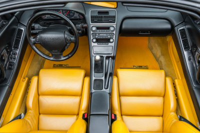 2002 Acura NSX in Spa Yellow over Yellow