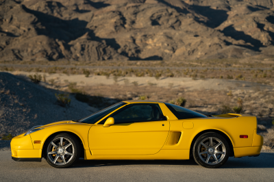 2002 Acura NSX in Spa Yellow over Black
