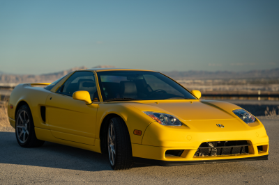 2002 Acura NSX in Spa Yellow over Black