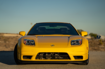 2002 Acura NSX in Spa Yellow over Black