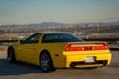 2002 Acura NSX in Spa Yellow over Black