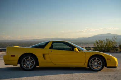 2002 Acura NSX in Spa Yellow over Black