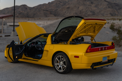 2002 Acura NSX in Spa Yellow over Black