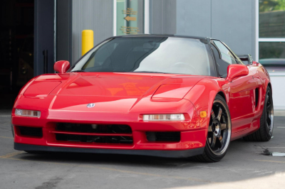 1993 Acura NSX in Formula Red over Black