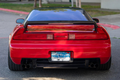 1993 Acura NSX in Formula Red over Black