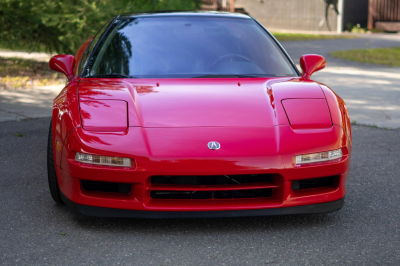 1993 Acura NSX in Formula Red over Black
