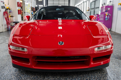 1993 Acura NSX in Formula Red over Black