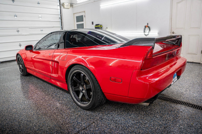 1993 Acura NSX in Formula Red over Black