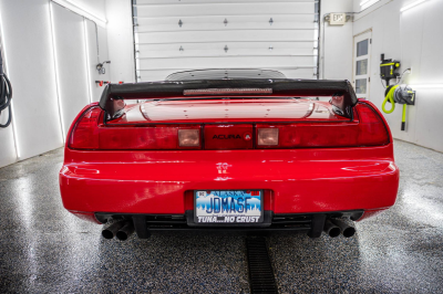 1993 Acura NSX in Formula Red over Black