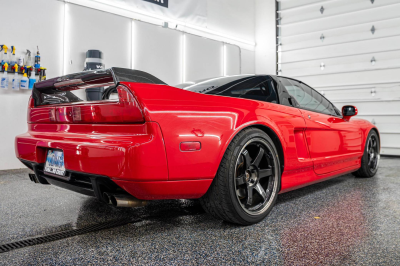 1993 Acura NSX in Formula Red over Black