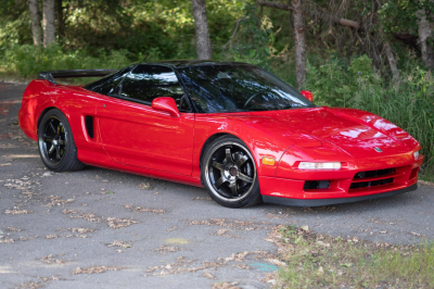 1993 Acura NSX in Formula Red over Black