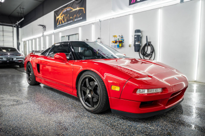 1993 Acura NSX in Formula Red over Black