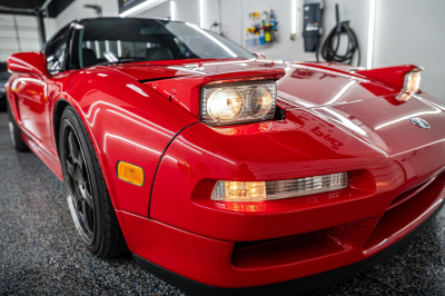 1993 Acura NSX in Formula Red over Black