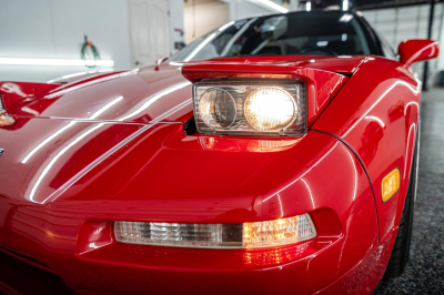 1993 Acura NSX in Formula Red over Black