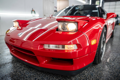 1993 Acura NSX in Formula Red over Black