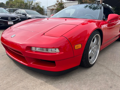 1993 Acura NSX in Formula Red over Black