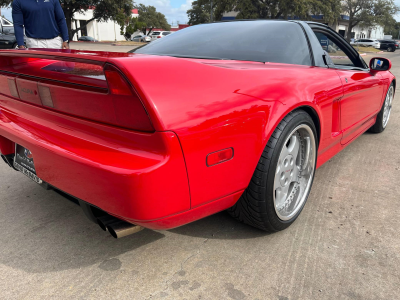 1993 Acura NSX in Formula Red over Black