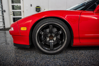 1993 Acura NSX in Formula Red over Black