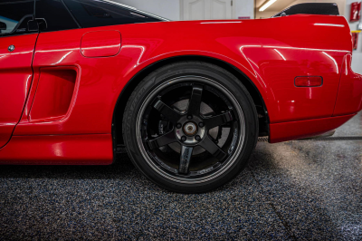 1993 Acura NSX in Formula Red over Black