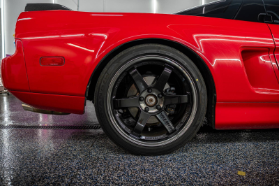 1993 Acura NSX in Formula Red over Black