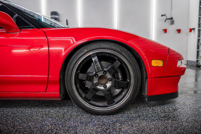 1993 Acura NSX in Formula Red over Black
