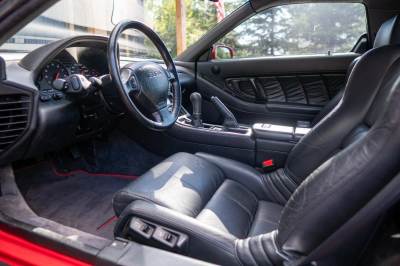 1993 Acura NSX in Formula Red over Black