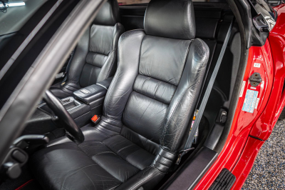 1993 Acura NSX in Formula Red over Black