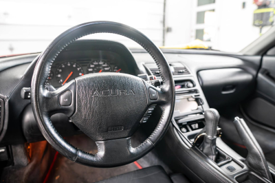 1993 Acura NSX in Formula Red over Black