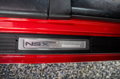 1993 Acura NSX in Formula Red over Black