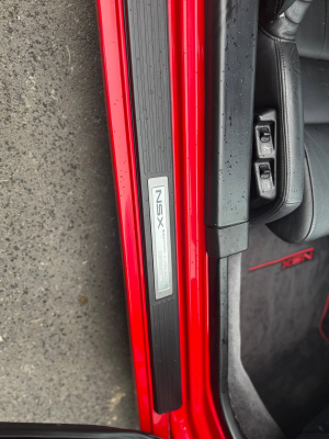 1993 Acura NSX in Formula Red over Black