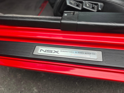 1993 Acura NSX in Formula Red over Black