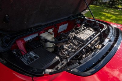 1993 Acura NSX in Formula Red over Black