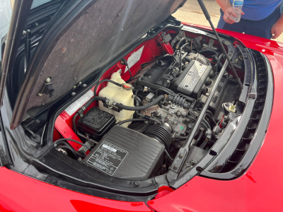 1993 Acura NSX in Formula Red over Black