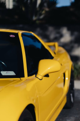 2000 Acura NSX in Spa Yellow over Black