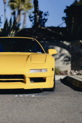 2000 Acura NSX in Spa Yellow over Black