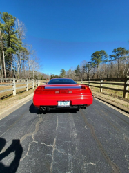 1997 Acura NSX in Formula Red over Tan