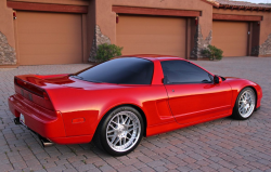 1999 Acura NSX in Formula Red over Black