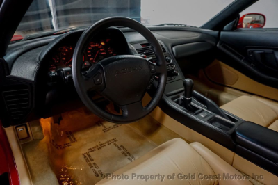 1998 Acura NSX in Formula Red over Tan
