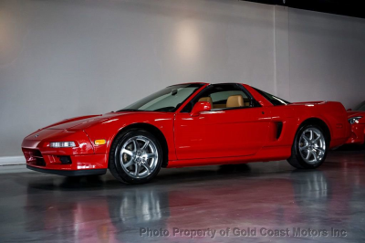 1998 Acura NSX in Formula Red over Tan