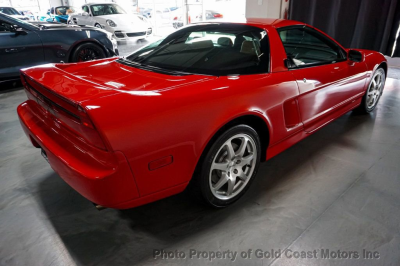 1998 Acura NSX in Formula Red over Tan