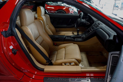 1998 Acura NSX in Formula Red over Tan