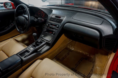 1998 Acura NSX in Formula Red over Tan